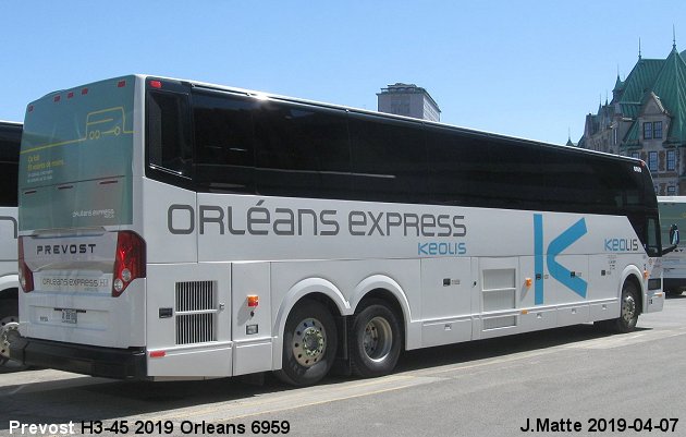 BUS/AUTOBUS: Prevost H3-45 2019 Orleans