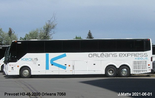 BUS/AUTOBUS: Prevost H3-45 2020 Orleans