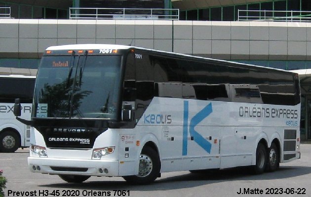 BUS/AUTOBUS: Prevost H3-45 2020 Orleans