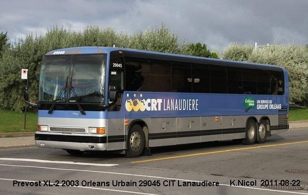 BUS/AUTOBUS: Prevost XL-2 2004 Orleans Urbain