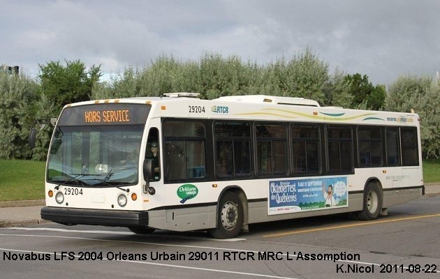 BUS/AUTOBUS: Novabus LFS 2004 Orleans Urbain