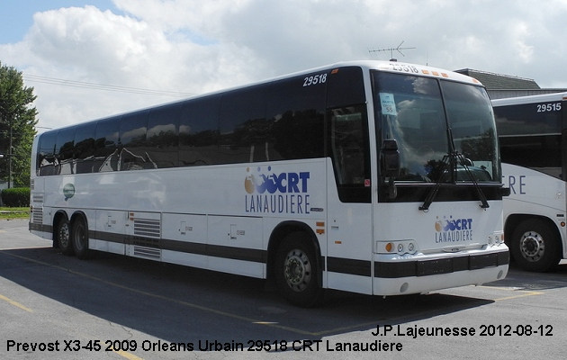 BUS/AUTOBUS: Prevost X3-45 2009 Orleans Urbain