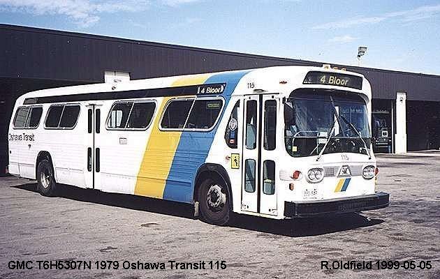 BUS/AUTOBUS: GMC T6H5307N New Look 1979 Oshawa Tansit