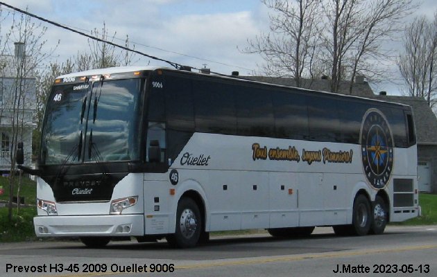 BUS/AUTOBUS: Prevost H3-45 2009 Ouellet