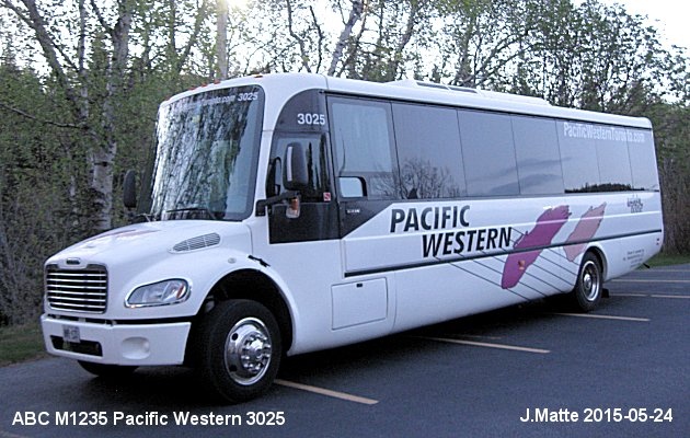 BUS/AUTOBUS: ABC M1235 2014 Pacific Western