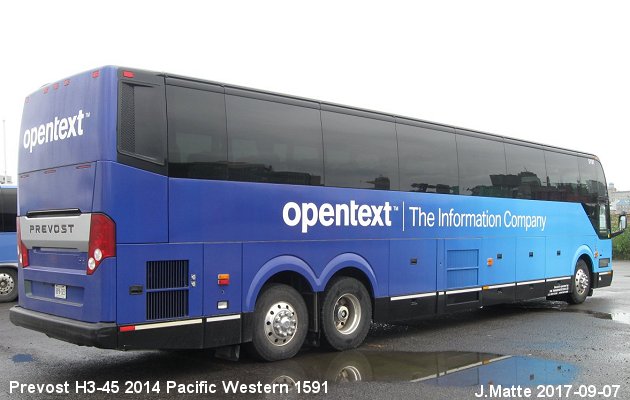 BUS/AUTOBUS: Prevost H3-45 2014 Pacific Western