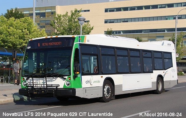 BUS/AUTOBUS: Novabus LFS 2014 Paquette