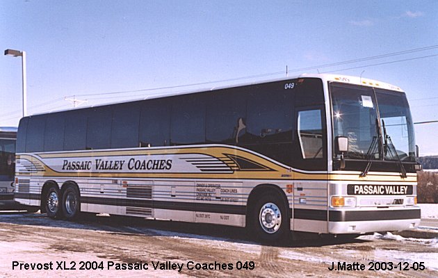 BUS/AUTOBUS: Prevost XL-2 2004 Passaic Valley Coaches