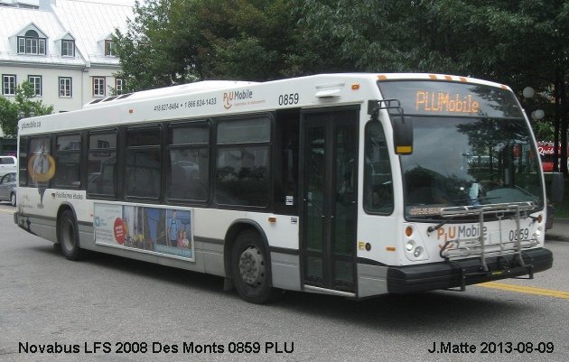 BUS/AUTOBUS: Novabus LFS 2008 Des Monts