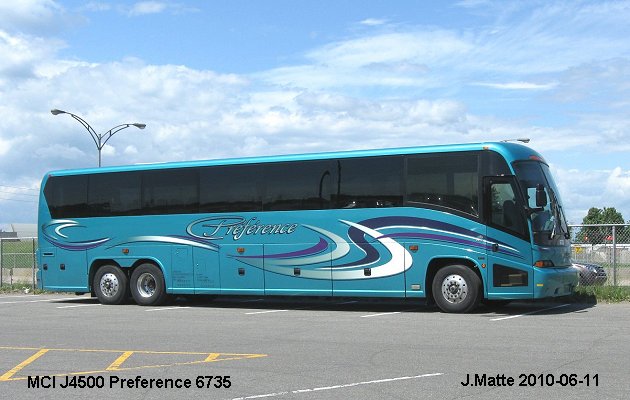 BUS/AUTOBUS: MCI J4500 2008 Preference