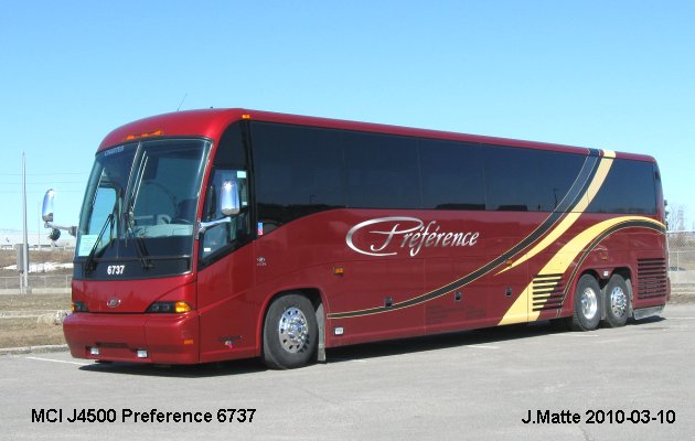 BUS/AUTOBUS: MCI J4500 2009 Preference