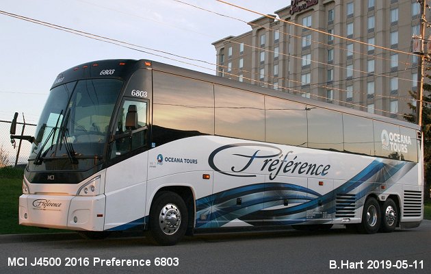 BUS/AUTOBUS: MCI J4500 2016 Preference