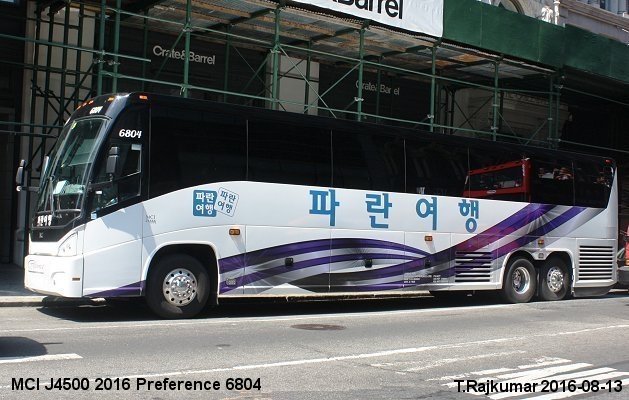 BUS/AUTOBUS: MCI J4500 2016 Preference