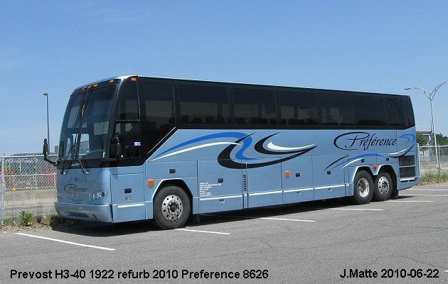 BUS/AUTOBUS: Prevost H3-40 1992 Preference