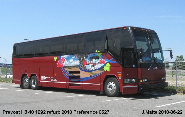 BUS/AUTOBUS: Prevost H3-40 1992 Preference