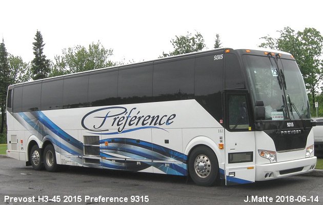 BUS/AUTOBUS: Prevost H3-45 2015 Preference