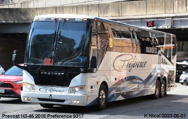 BUS/AUTOBUS: Prevost H3-45 2016 Préférence