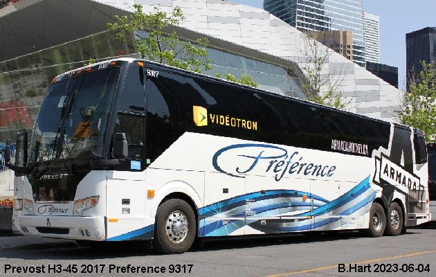 BUS/AUTOBUS: Prevost H3-45 2017 Préférence