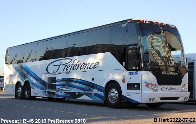 BUS/AUTOBUS: Prevost H3-45 2018 Préférence