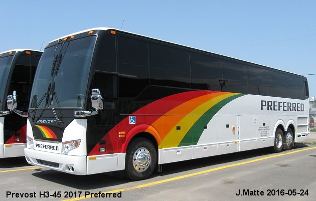 BUS/AUTOBUS: Prevost H3-45 2017 Preferred