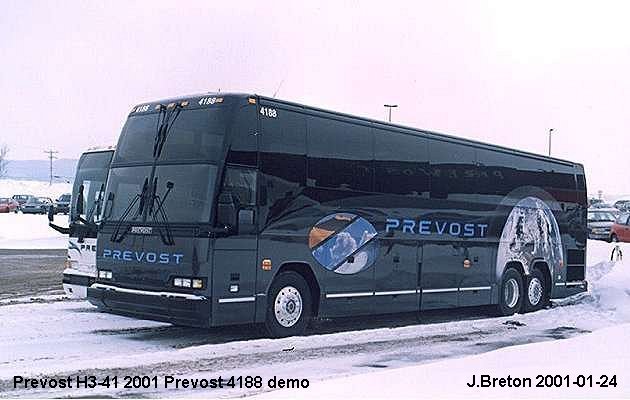 BUS/AUTOBUS: Prevost H3-41 2001 Prevost Demo