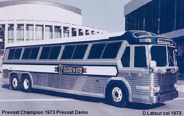 BUS/AUTOBUS: Prevost Champion 1973 Prevost