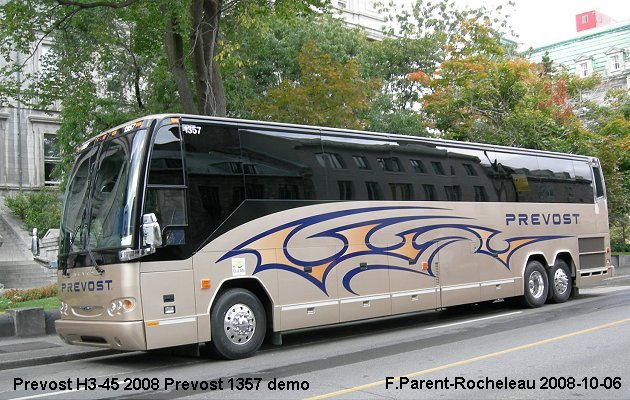 BUS/AUTOBUS: Prevost H3-45 2008 Prevost