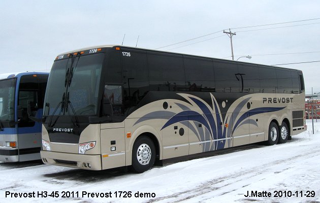 BUS/AUTOBUS: Prevost H3-45 2011 Prevost