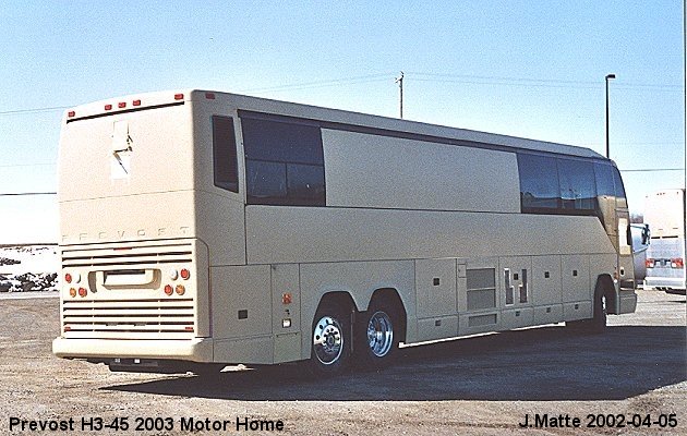 BUS/AUTOBUS: Prevost H3-45 2003 Prevost