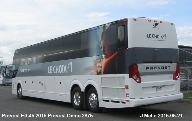 BUS/AUTOBUS: Prevost H3-45 2015 Prevost