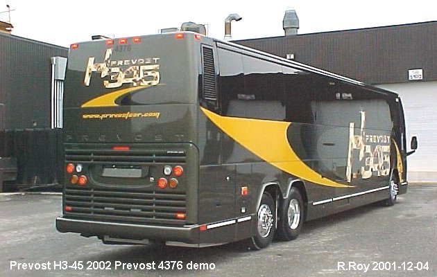 BUS/AUTOBUS: Prevost H3-45 2002 Prevost