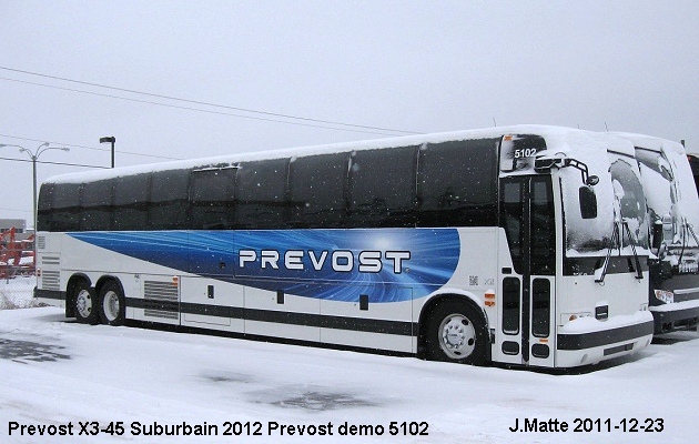 BUS/AUTOBUS: Prevost X3-45 2012 Prevost