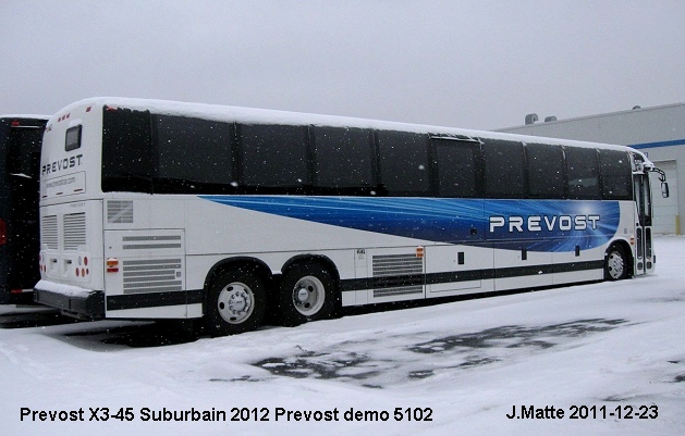 BUS/AUTOBUS: Prevost X3-45 2012 Prevost