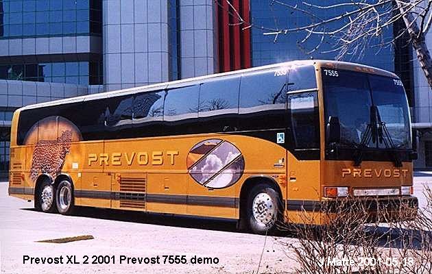 BUS/AUTOBUS: Prevost XL 2 2001 Prevost