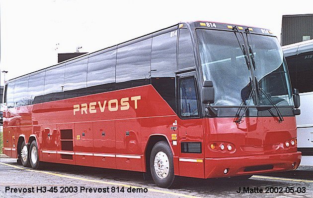 BUS/AUTOBUS: Prevost H3-45 2003 Prevost