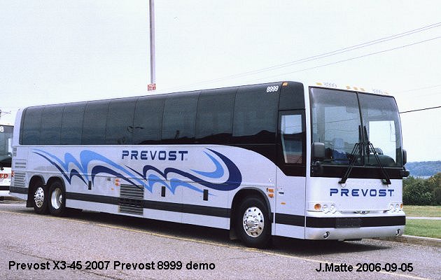 BUS/AUTOBUS: Prevost X3-45 2007 Prevost