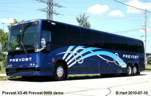 BUS/AUTOBUS: Prevost X3-45 2009 Prevost