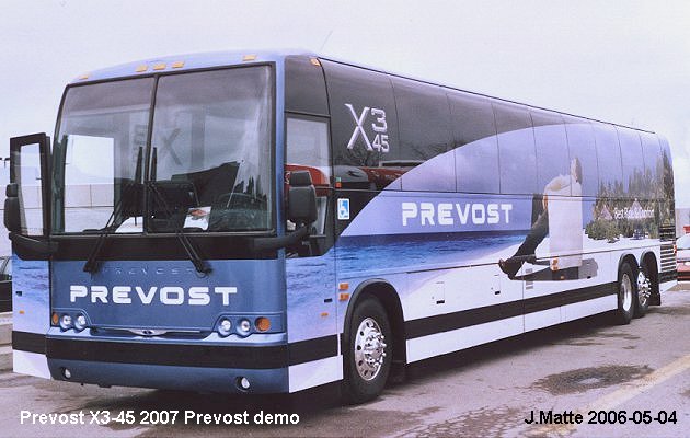 BUS/AUTOBUS: Prevost X3-45 2007 Prevost