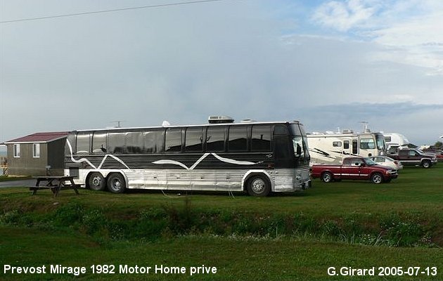 BUS/AUTOBUS: Prevost Mirage 1982 Prive