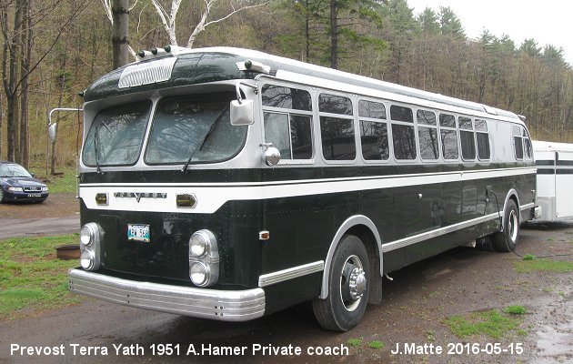 BUS/AUTOBUS: Prevost Terra-Yath 1951 Prive-Hamer