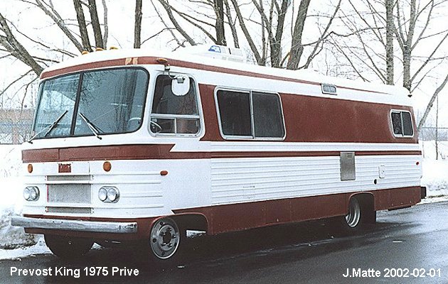 BUS/AUTOBUS: Prevost King 1975 Prive