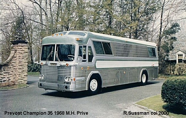 BUS/AUTOBUS: Prevost Champion 1968 Prive