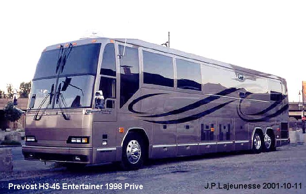 BUS/AUTOBUS: Prevost H3-45 1998 Prive