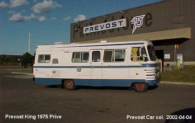 BUS/AUTOBUS: Prevost King 1975 Prive