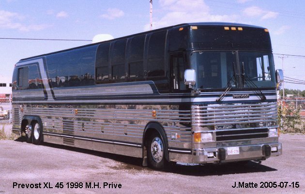 BUS/AUTOBUS: Prevost Le Mirage 1998 Prive