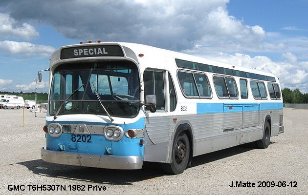 BUS/AUTOBUS: GMC T6H5307N New Look 1982 prive