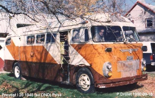 BUS/AUTOBUS: Prevost I 28 1948 Privé