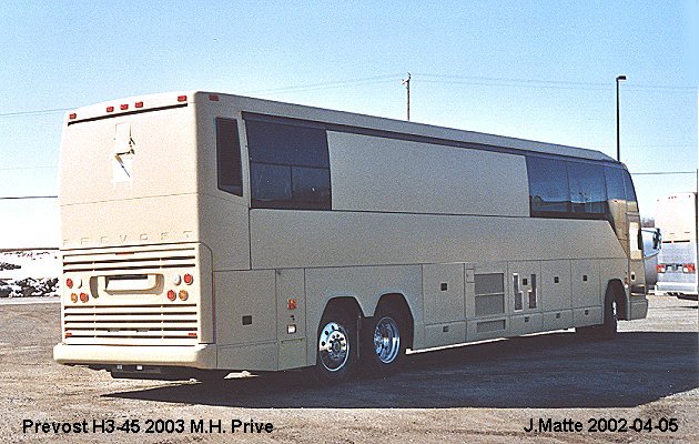 BUS/AUTOBUS: Prevost H3-45 2002 Prive