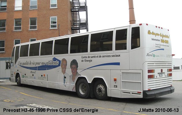 BUS/AUTOBUS: Prevost H3-45 1996 Prive