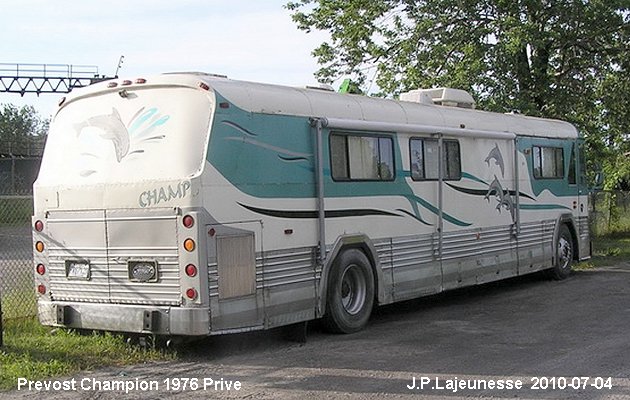 BUS/AUTOBUS: Prevost Champion 1976 Prive